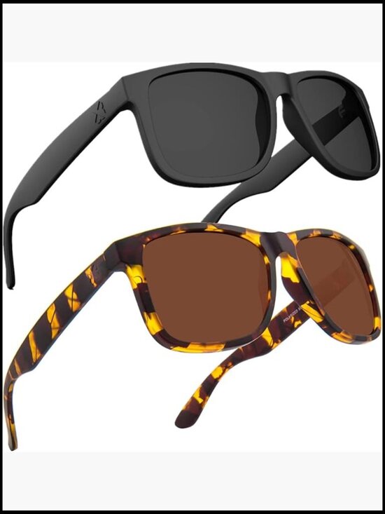 Polarized Sunglasses Rectangular UV Protection TR90 Frame Unisex main image 6